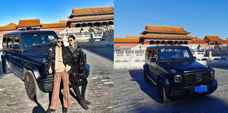 Việc Lộ Tiểu Ngọc l&aacute;i xe tận v&agrave;o b&ecirc;n trong di t&iacute;ch Tử Cấm Th&agrave;nh khiến cộng đồng mạng Trung Quốc phẫn nộ