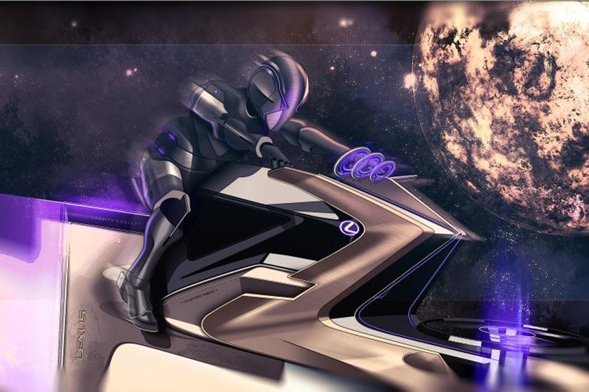 Lexus&nbsp;Zero Gravity về cơ bản l&agrave; một chiếc m&ocirc; t&ocirc; kh&ocirc;ng gian