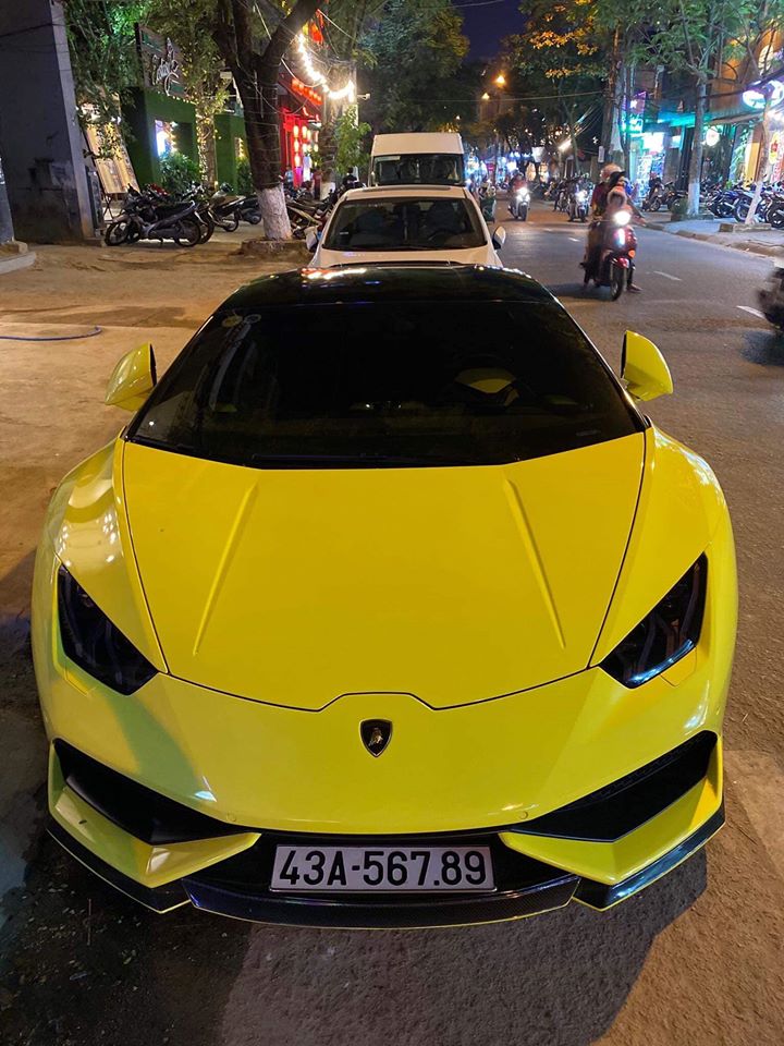 Lamborghini Huracan LP610-4 mang biển số 43A-567.89 rất đẹp mắt