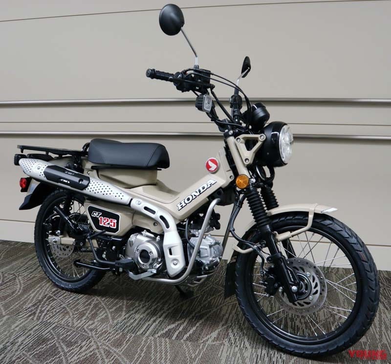 H&igrave;nh ảnh được cho l&agrave; Honda CT125 phi&ecirc;n bản thương mại sắp được Honda ra mắt