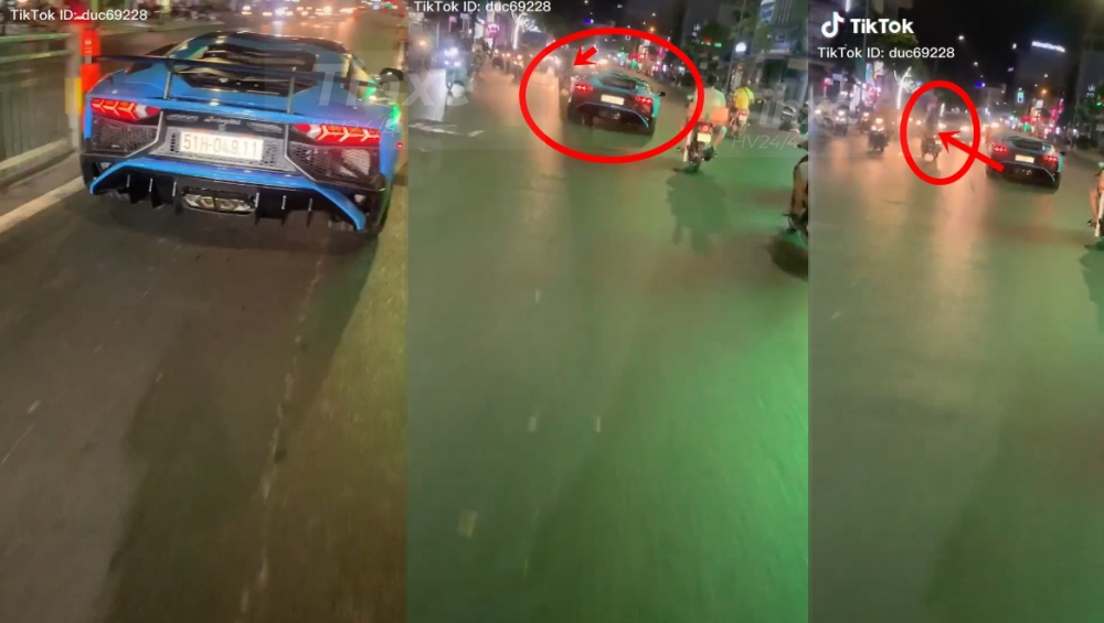 Lamborghini Aventador SV LP750-4 Coupe tr&ecirc;n đường phố S&agrave;i th&agrave;nh