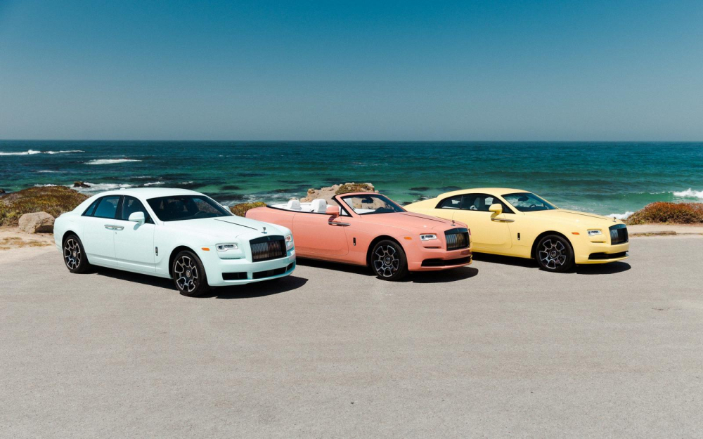 Rolls-Royce Pebble Beach Pastel - bộ sưu tập đa sắc màu. Rolls-Royce Pebble Beach Pastel - bộ sưu tập đa sắc màu.