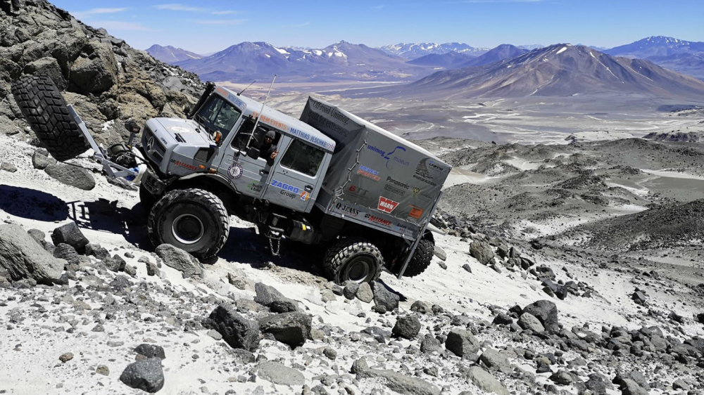 Thành tích của chiếc Unimog đã lập nên một kỷ lục thế giới mới