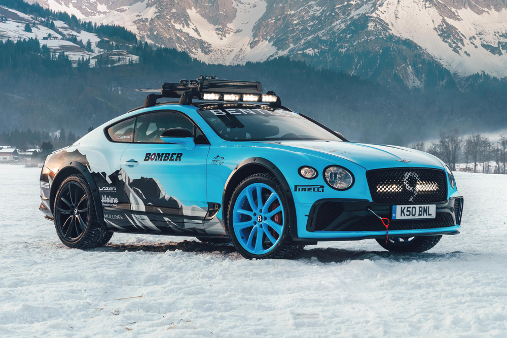 Ph&iacute;a trước của Bentley Ice Race Continental GT