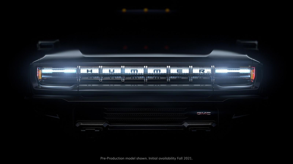 H&igrave;nh ảnh teaser của GMC Hummer EV