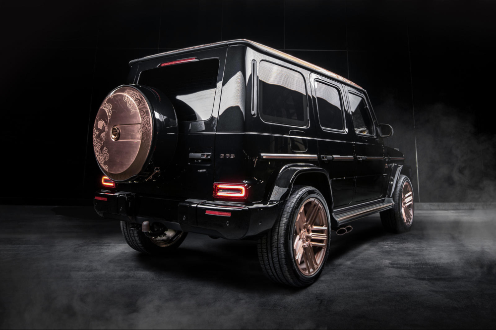 Phía sau của Mercedes G63 Steampunk Edition Phía sau của Mercedes G63 Steampunk Edition