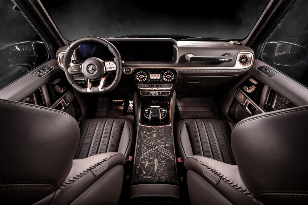 Bố trí nội thất của Mercedes G63 Steampunk Edition Bố trí nội thất của Mercedes G63 Steampunk Edition