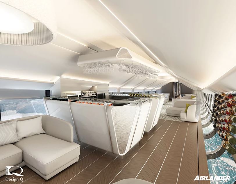 Thiết kế cabin của Airlander 10 Thiết kế cabin của Airlander 10