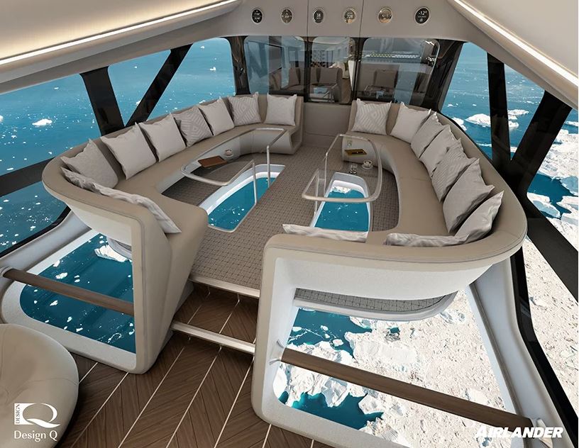 Thiết kế cabin của Airlander 10 Thiết kế cabin của Airlander 10