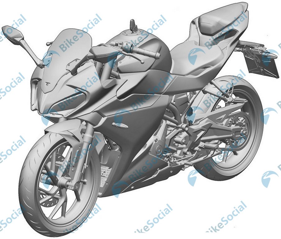 Bản vẽ thiết kế sport bike CFMoto 300SR