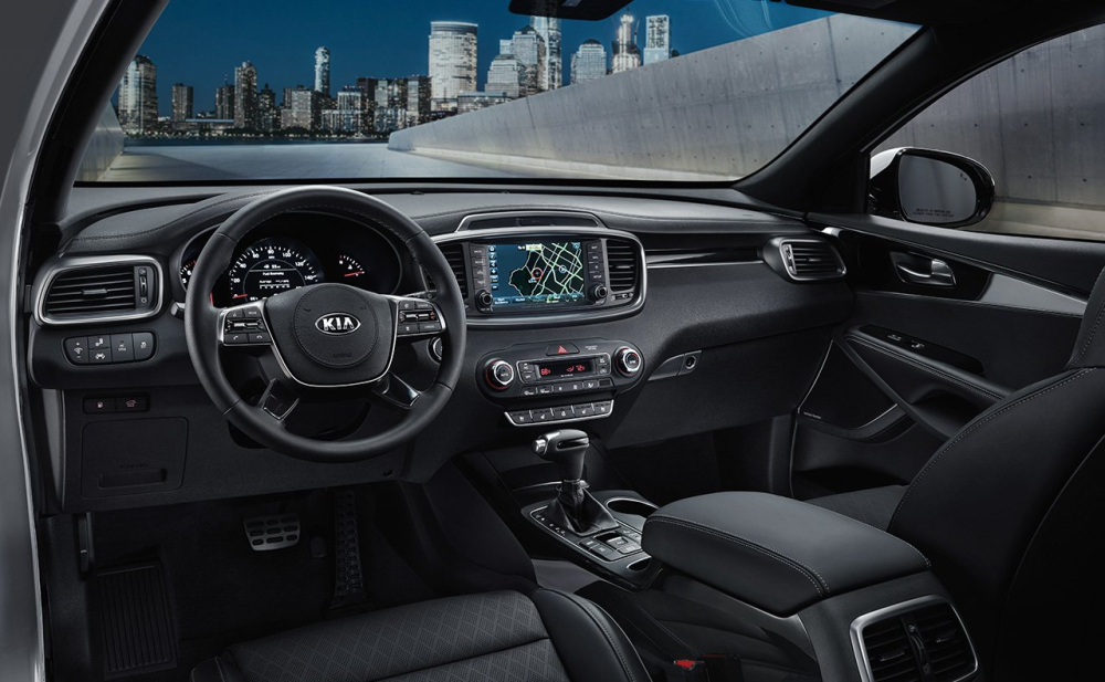 Tổng thể nội thất của Kia Sorento 2020 bản facelift
