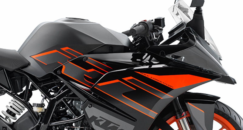 Bộ tem mới hút mắt trên KTM RC200 2020
