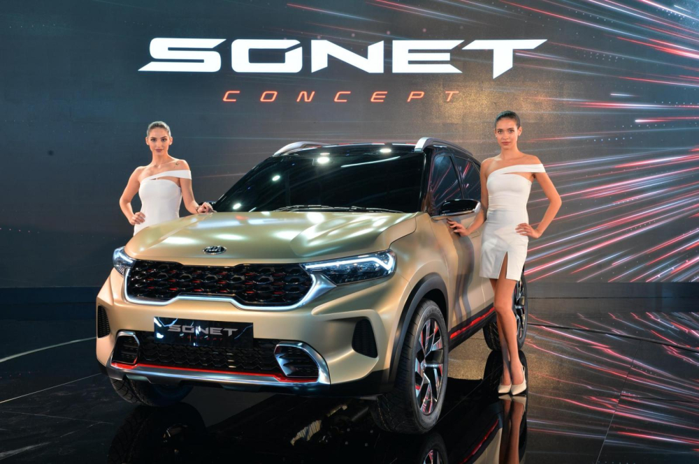 Kia Sonet ra mắt trong triển l&atilde;m Auto Expo 2020