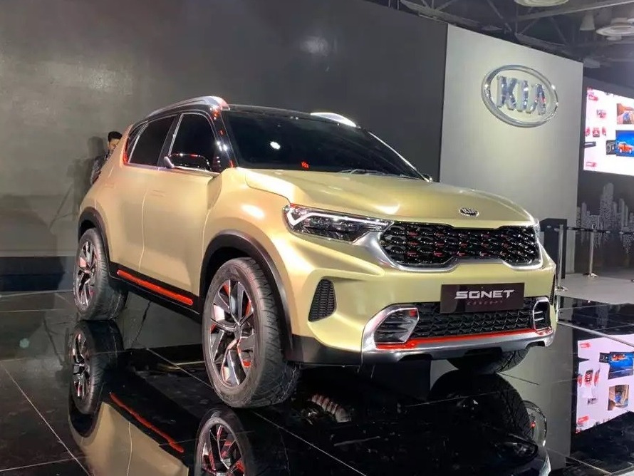 Kia Sonet c&oacute; thiết kế đầu xe kh&aacute; hầm hố v&agrave; bắt mắt