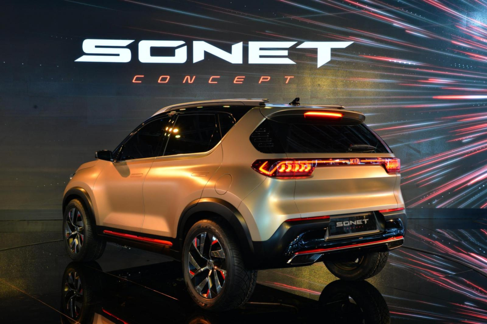 Cụm đ&egrave;n hậu LED ấn tượng của Kia Sonet