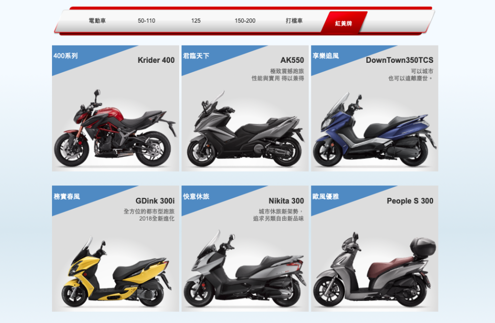 Kymco Krider 400 xuất hiện trên website của hãng xe Đài Loan