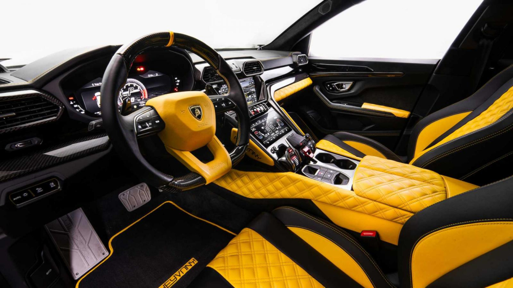 Nội thất của chiếc Lamborghini Urus độ bởi&nbsp;Keyvany