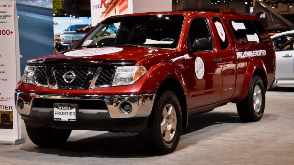 Chiếc Nissan Frontier nồi đồng cối đ&aacute; của &ocirc;ng Murphy được trưng b&agrave;y trong triển l&atilde;m &Ocirc; t&ocirc; Chicago 2020