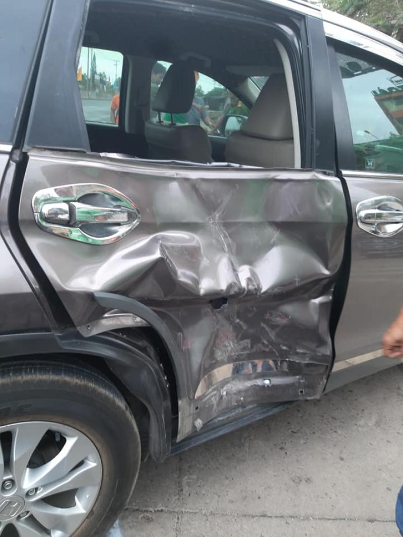 C&ograve;n đ&acirc;y l&agrave; thiệt hại của chiếc &ocirc; t&ocirc;