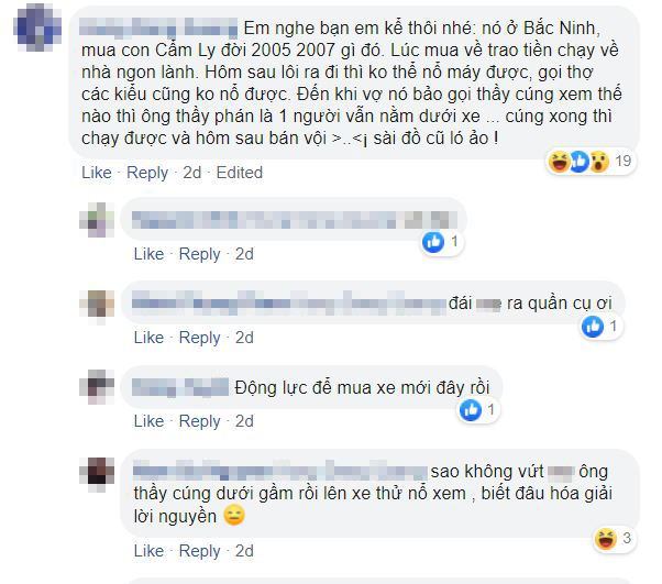  Mua xe cũ v&agrave; gặp trắc trở v&igrave; thế lực t&acirc;m linh?