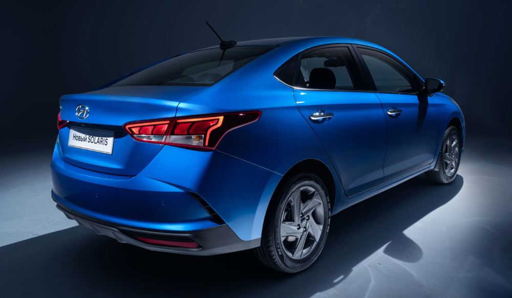 Hyundai Solaris 2020 nhìn từ phía sau Hyundai Solaris 2020 nhìn từ phía sau