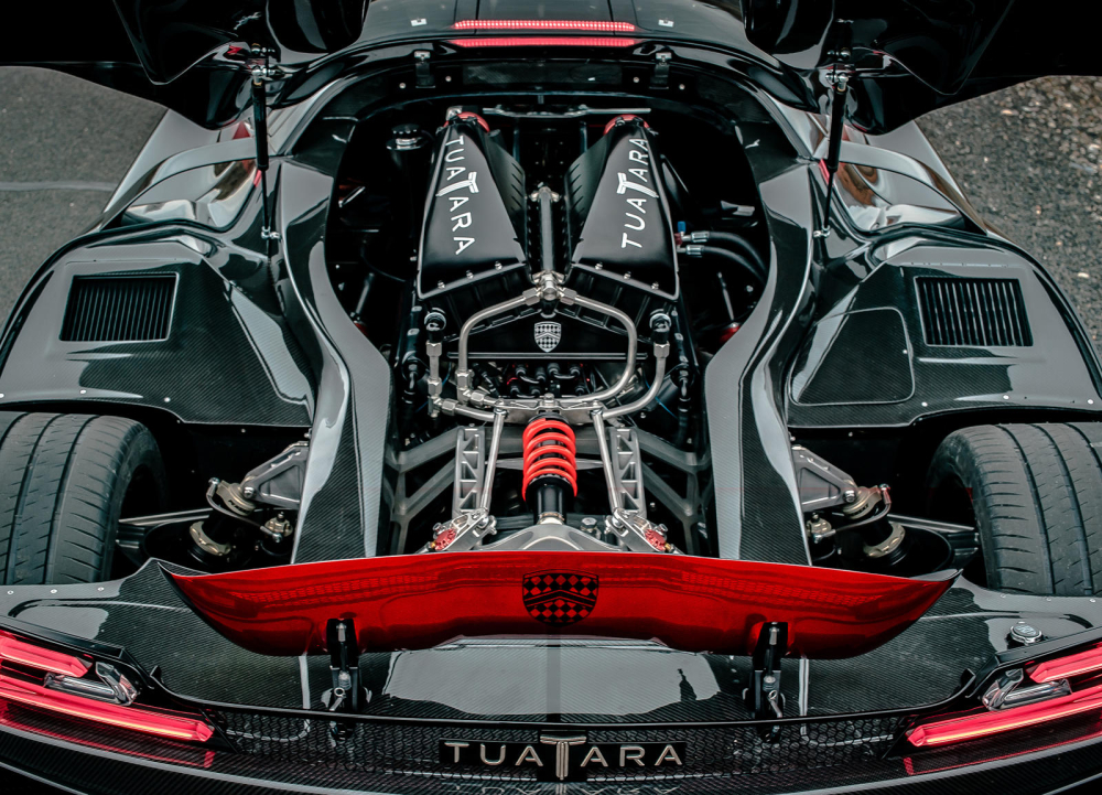 Hệ thống động cơ của&nbsp;hypercar&nbsp;SSC Tuatara 2020