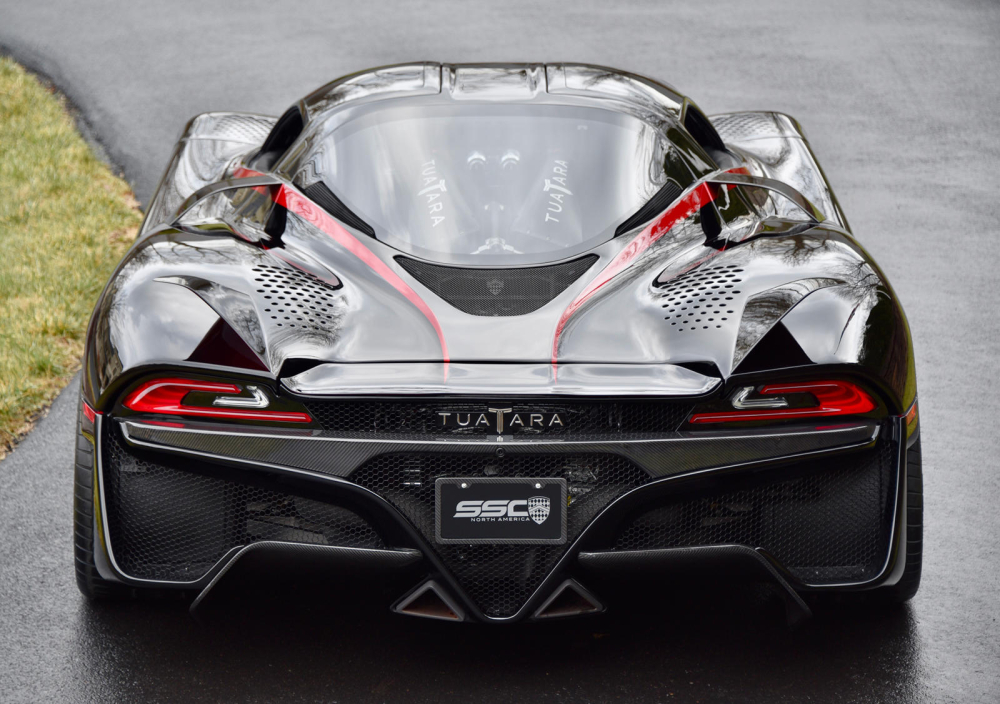 Ph&iacute;a sau của hypercar&nbsp;SSC Tuatara 2020