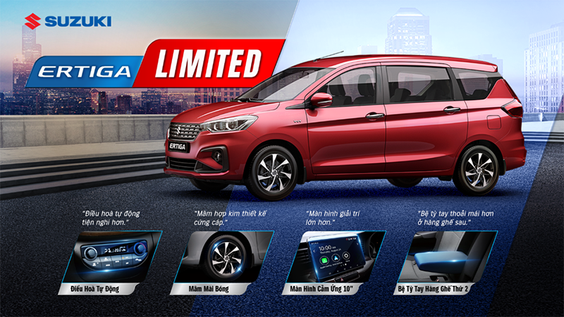 Suzuki Ertiga Limited 2020 ch&iacute;nh thức được Suzuki Việt Nam giới thiệu