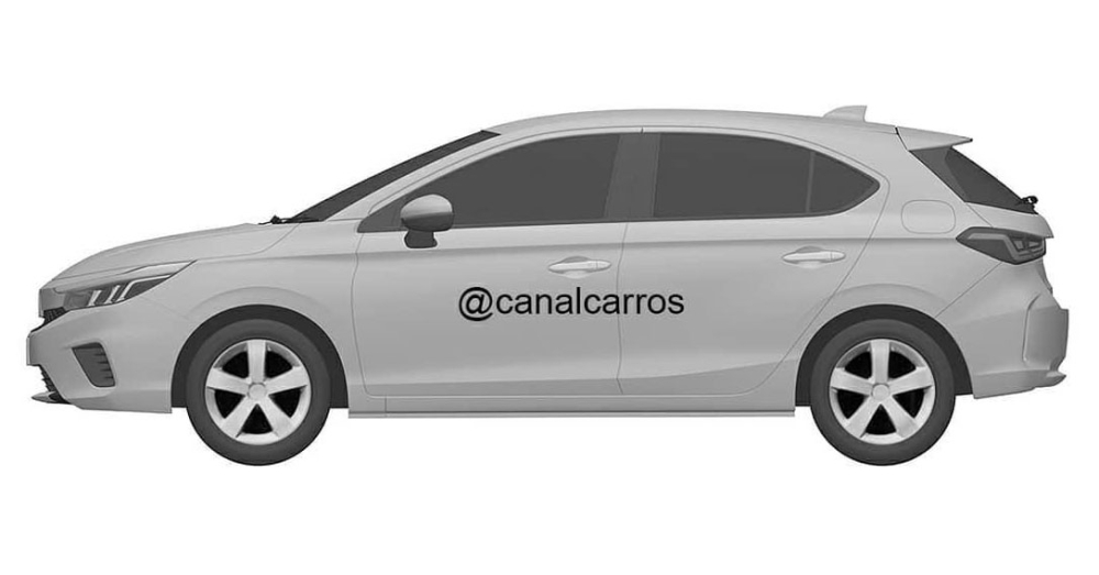 Thiết kế sườn xe của Honda City Hatchback 2020