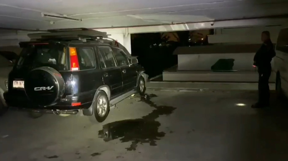 Người l&aacute;i chiếc Honda CR-V n&agrave;y được cho l&agrave; thủ phạm của vụ tai nạn