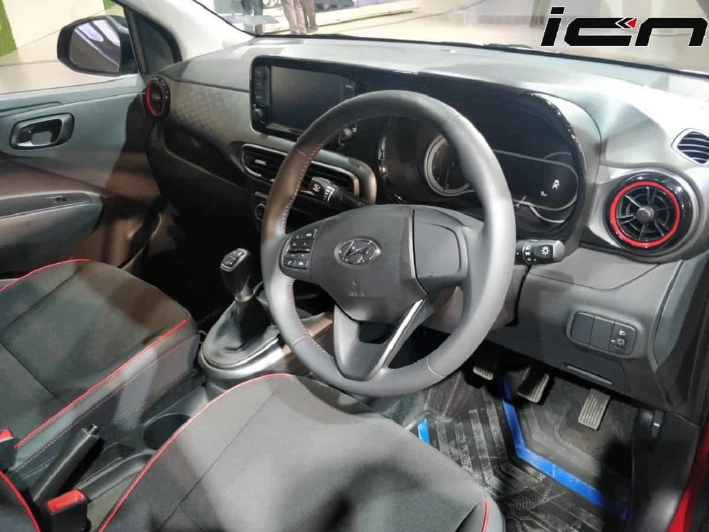 Nội thất bên trong Hyundai Grand i10 Turbo 2020 Nội thất bên trong Hyundai Grand i10 Turbo 2020