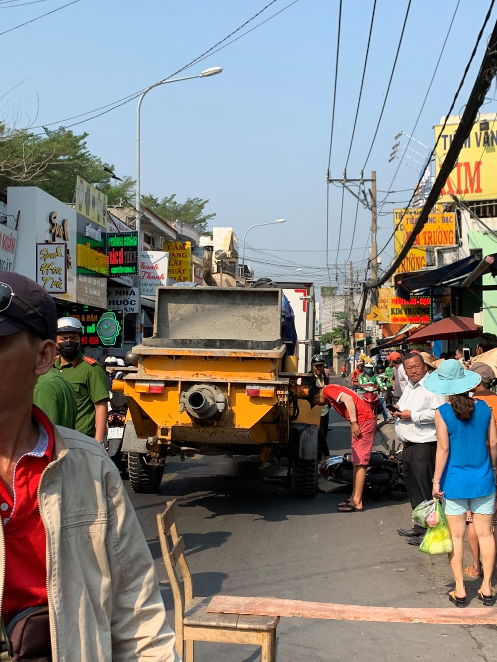 Hiện trường vụ tai nạn