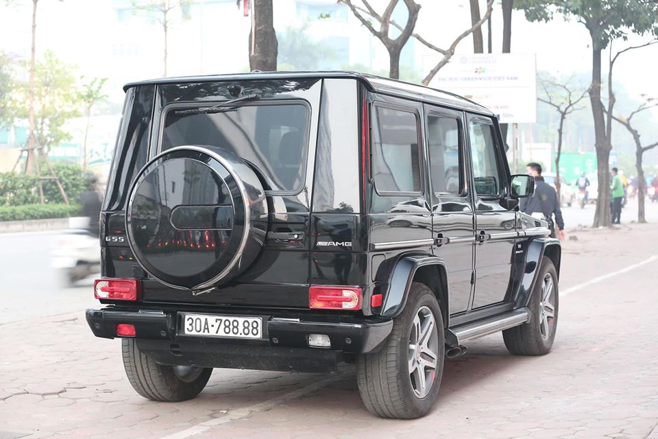 Biển tứ qu&yacute; 8 cực đẹp tr&ecirc;n chiếc Mercedes-Benz G55 AMG đời 2011
