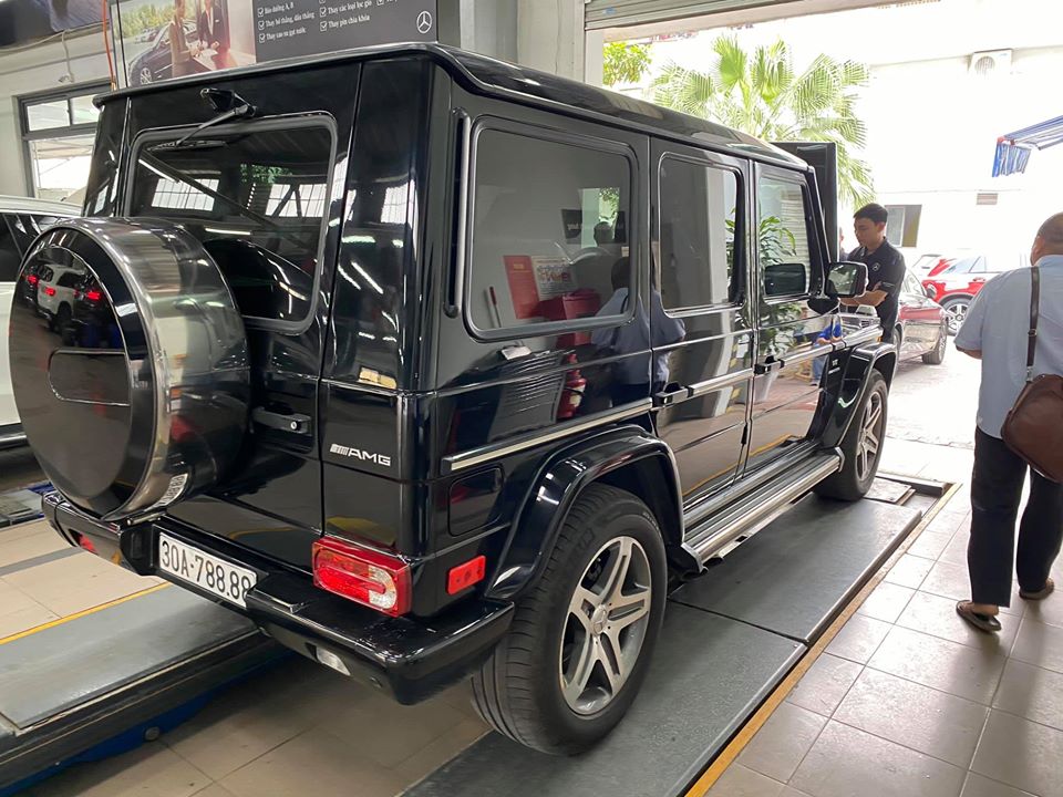 Mercedes-Benz G55 AMG mang biển tứ qu&yacute; 8 đầu số H&agrave; Nội