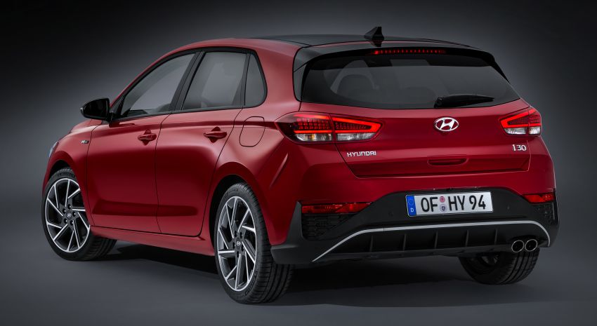 Đuôi xe Hyundai i30 2020 N Line Đuôi xe Hyundai i30 2020 N Line