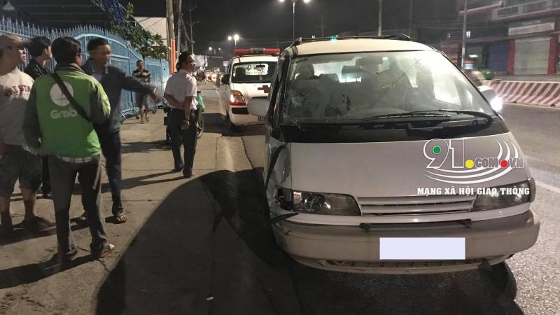 Thiệt hại của chiếc xe Toyota Previa
