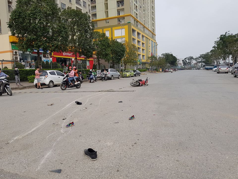 Hiện trường vụ tai nạn 