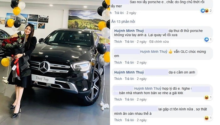 Thuỷ Top ch&ecirc; xe Porsche n&ecirc;n quay về mua Mercedes-Benz GLC bản mới nhất