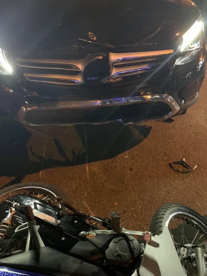 Còn đây là hư hỏng của xe Mercedes-Benz GLC