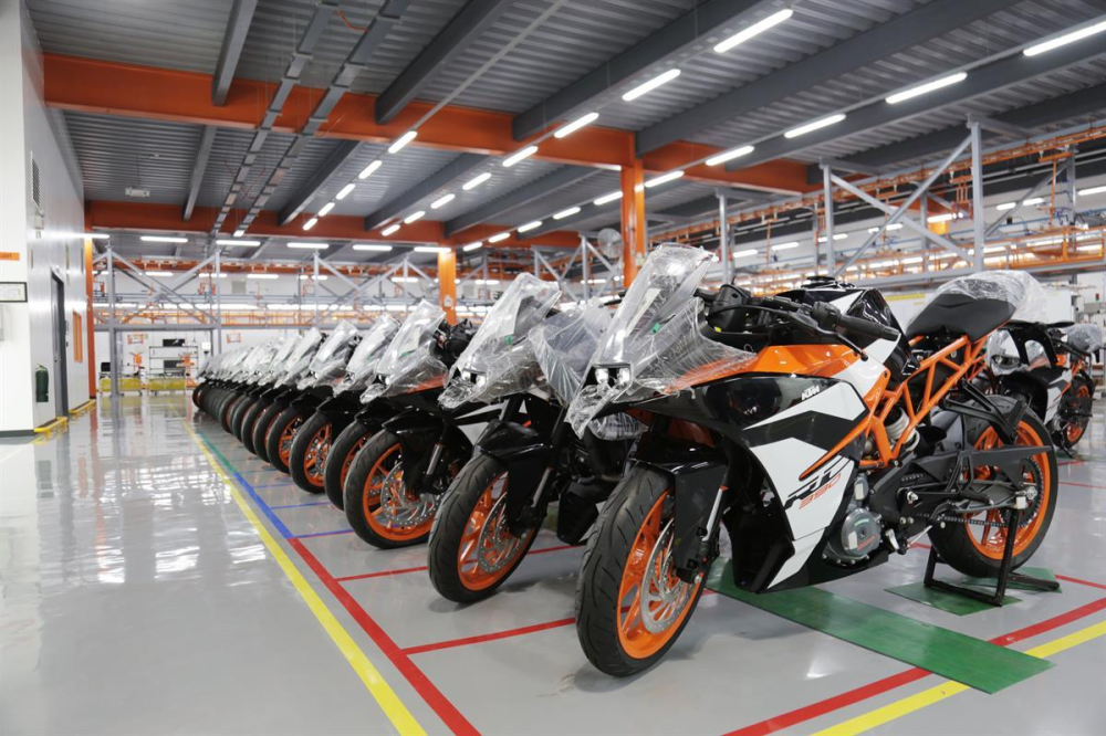 Nh&agrave; m&aacute;y của KTM tại Philippines hiện đang sản xuất d&ograve;ng RC 200, RC 390, Duke 200, Duke 390