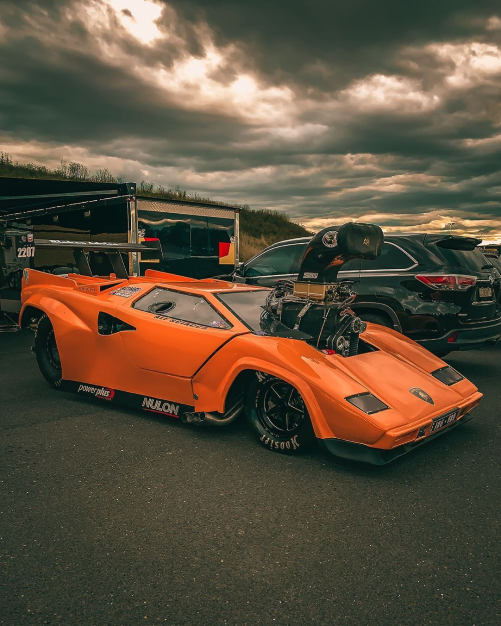 Trông như thể một chiếc xe hoạt hình, nhưng chiếc Lamborghini Countach này hoàn toàn là thật