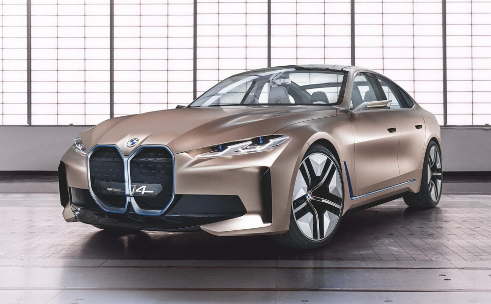 BMW Concept i4 l&agrave; c&aacute;i nh&igrave;n trước cho phi&ecirc;n bản thương mại i4 sẽ ra mắt v&agrave;o năm 2021