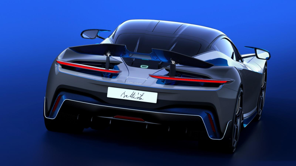 Thiết kế đu&ocirc;i xe Pininfarina Battista Anniversario