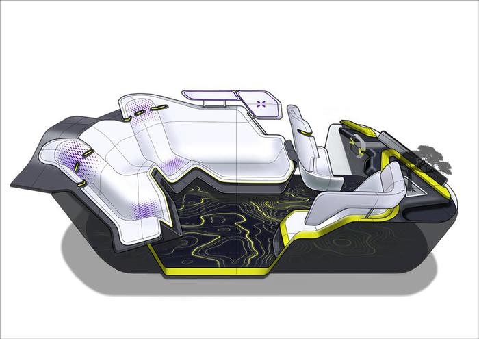 Bố cục nội thất của&nbsp;IED Tracy Concept