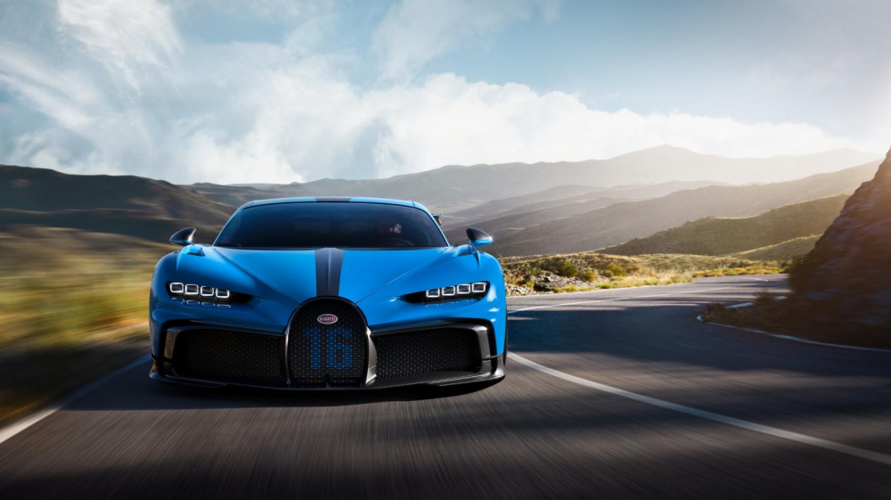 Cận cảnh đầu xe của Bugatti Chiron Pur Sport Cận cảnh đầu xe của Bugatti Chiron Pur Sport