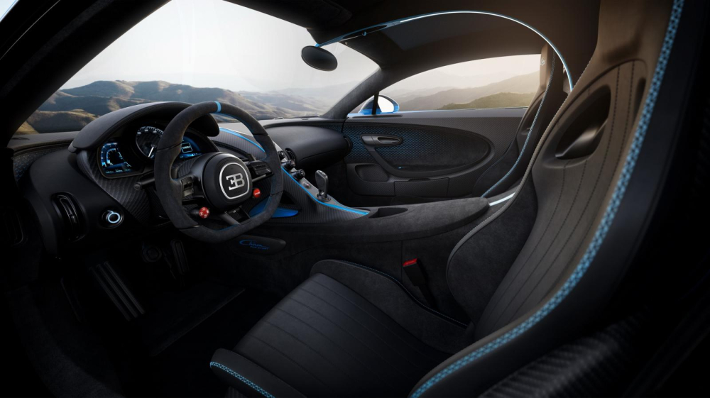 Nội thất của Bugatti Chiron Pur Sport Nội thất của Bugatti Chiron Pur Sport