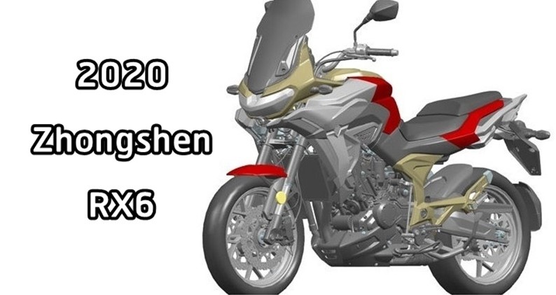 Thiết kế xe Zongshen RX6 Adventure 2020