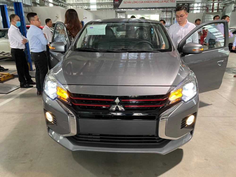 Mitsubishi Attrage 2020 ở lần nâng cấp giữa vòng đời này sở hữu thiết kế ngoại thất theo ngôn ngữ “Dynamic Shield” giống Mitsubishi Xpander