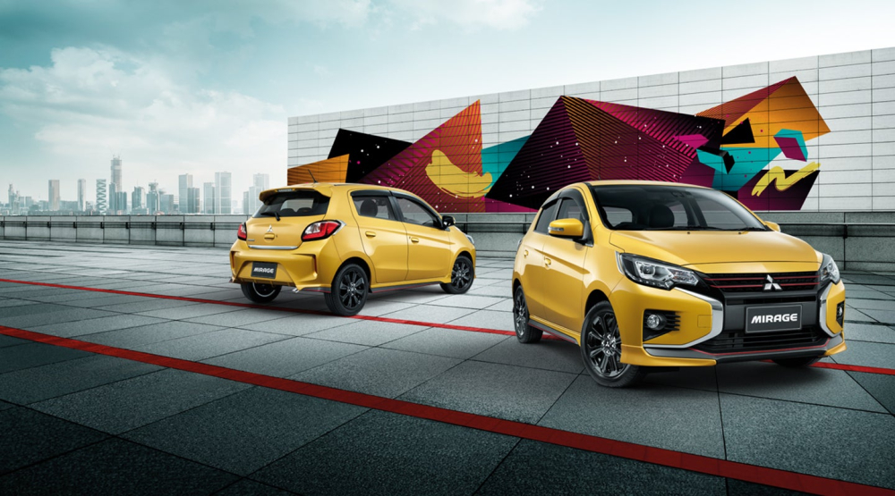 So với Mitsubishi Attrage 2020, mẫu hatchback Mirage sẽ được trang bị mâm hợp kim có thiết kế thể thao hơn