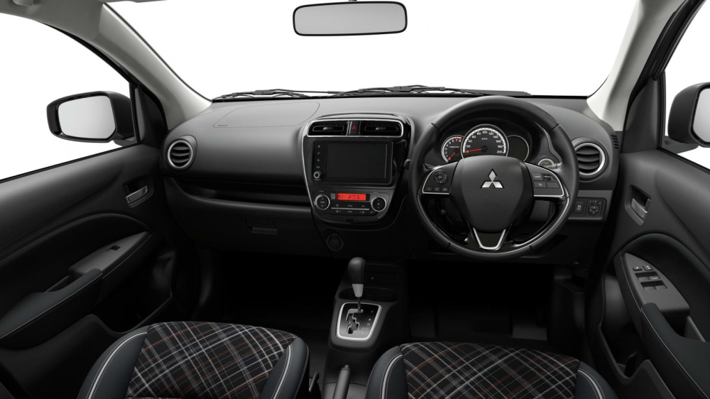Nội thất của Mitsubishi Attrage 2020 và Mirage 2020 sẽ khác nhau về họa tiết ghế ngồi nếu xe về Việt Nam giống với thị trường Thái Lan